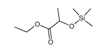 ethyl (RS)-2-(trimethylsilyloxy)propionate结构式