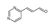 2-Propenal, 3-(4-pyrimidinyl)-, (E)- (9CI) Structure