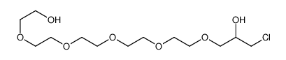 1-chloro-3-[2-[2-[2-[2-(2-hydroxyethoxy)ethoxy]ethoxy]ethoxy]ethoxy]propan-2-ol Structure