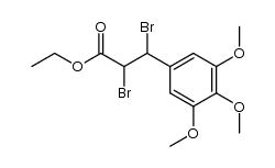 ethyl 2,3-dibromo-3-(3,4,5-trimethoxyphenyl)propionate结构式