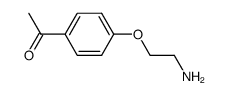 1-[4-(2-Amino-ethoxy)-phenyl]-ethanone Structure