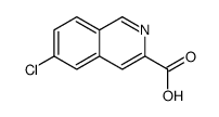 6-氯异喹啉-3-羧酸结构式