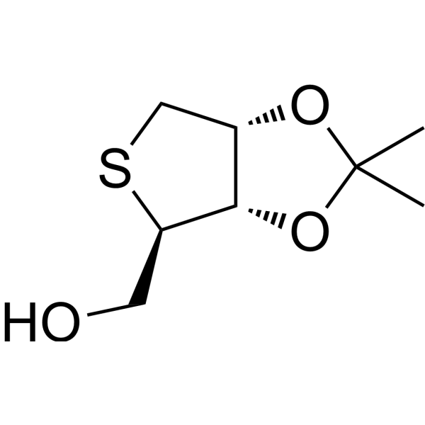 1,4-Anhydro-2,3-O-isopropylidene-4-thio-D-ribitol结构式