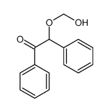 2-(hydroxymethoxy)-1,2-diphenylethanone Structure