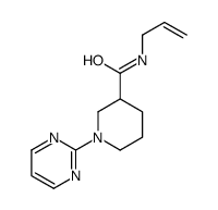 3-Piperidinecarboxamide,N-2-propenyl-1-(2-pyrimidinyl)-(9CI) Structure