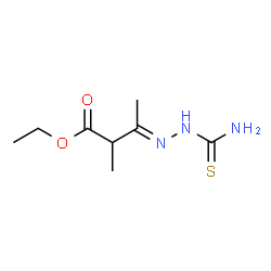 ethyl 3-[(aminocarbonothioyl)hydrazono]-2-methylbutanoate structure