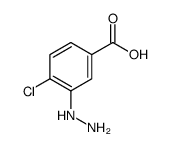 4-氯-3-肼基苯甲酸结构式