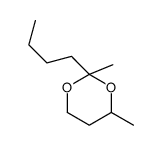 2-butyl-2,4-dimethyl-1,3-dioxane结构式