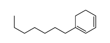 1-heptylcyclohexa-1,3-diene Structure