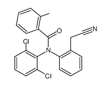 N-(2-Cyanomethyl-phenyl)-N-(2,6-dichloro-phenyl)-2-methyl-benzamide Structure