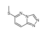 6-methylsulfanyl-[1,2,4]triazolo[4,3-b]pyridazine结构式