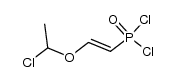 [2-(1-chloroethoxy)vinyl]phosphonic dichloride Structure