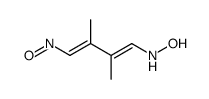 N-(2,3-dimethyl-4-nitrosobuta-1,3-dienyl)hydroxylamine结构式