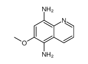 6-methoxyquinoline-5,8-diamine结构式