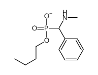 butoxy-[methylamino(phenyl)methyl]phosphinate Structure