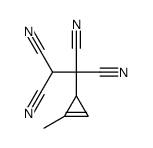 1-(2-methylcycloprop-2-en-1-yl)ethane-1,1,2,2-tetracarbonitrile结构式