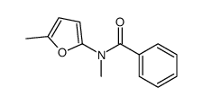 N-methyl-N-(5-methylfuran-2-yl)benzamide结构式
