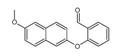 2-(6-methoxynaphthalen-2-yl)oxybenzaldehyde结构式