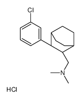 [(2R,3S)-3-(3-chlorophenyl)-2-bicyclo[2.2.2]octanyl]methyl-dimethylazanium,chloride结构式