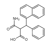 2-([1]naphthyl-phenyl-methyl)-malonamic acid Structure