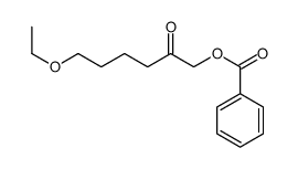 (6-ethoxy-2-oxohexyl) benzoate Structure