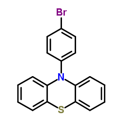 10-(4-溴苯基)吩噻嗪 (含≤10%10-(4-碘苯基)吩噻嗪)图片