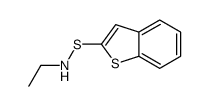 N-(1-benzothiophen-2-ylsulfanyl)ethanamine Structure