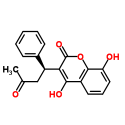 (S)-8-Hydroxy Warfarin结构式