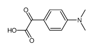 p-(N,N-dimethylamino)phenylglyoxylic acid Structure