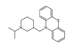 10-[(1-Isopropyl-3-piperidinyl)methyl]-10H-phenothiazine结构式