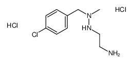 (2-azaniumylethylamino)-[(4-chlorophenyl)methyl]-methylazanium,dichloride Structure