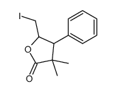 5-(iodomethyl)-3,3-dimethyl-4-phenyloxolan-2-one Structure