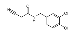 2-Cyano-N-(3,4-dichloro-benzyl)-acetamide结构式