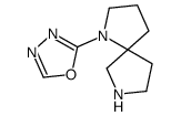 2-(1,7-diazaspiro[4.4]nonan-1-yl)-1,3,4-oxadiazole Structure