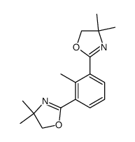 2,2'-(2-methyl-1,3-phenylene)bis(4,4-dimethyl-4,5-dihydrooxazole)结构式