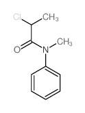 2-chloro-N-methyl-N-phenyl-propanamide结构式
