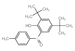 Phenol,2,4-bis(1,1-dimethylethyl)-6-[(4-methylphenyl)sulfinyl]- picture