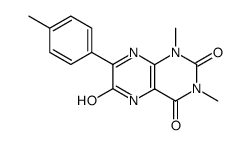 2,4,6(3H)-Pteridinetrione,1,5-dihydro-1,3-dimethyl-7-(4-methylphenyl)- structure