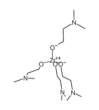 Zr(N,N-dimethylaminoethanolato)4结构式