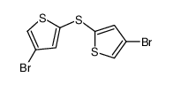 4-bromo-2-(4-bromothiophen-2-yl)sulfanylthiophene结构式