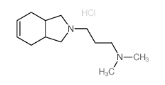 3-(1,3,3a,4,7,7a-hexahydroisoindol-2-yl)-N,N-dimethyl-propan-1-amine结构式