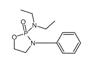 N,N-diethyl-2-oxo-3-phenyl-1,3,2λ5-oxazaphospholidin-2-amine Structure