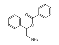 2-Amino-1-phenylethyl=benzoate structure