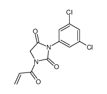 3-(3,5-dichlorophenyl)-1-prop-2-enoylimidazolidine-2,4-dione结构式