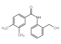 Benzamide, N-[2-(hydroxymethyl)phenyl]-3,4-dimethyl- (9CI) structure