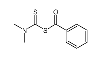 benzoic acid dimethylthiocarbamic acid-thioanhydride Structure
