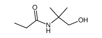 2-methyl-2-propionylamino-propan-1-ol Structure