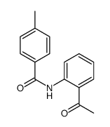 Benzamide, N-(2-acetylphenyl)-4-methyl- (9CI) structure
