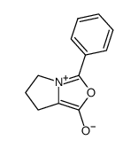 3-phenyl-6,7-dihydro-5H-pyrrolo[1,2-c]oxazol-4-ium-1-olate结构式