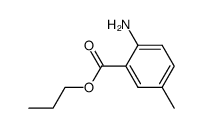 Benzoic acid, 2-amino-5-methyl-, propyl ester (9CI)结构式